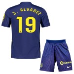 Günstige Fußballtrikots Atlético Madrid J. Alvarez 19 Kinder Auswärtstrikot 2025-26 Kurzarm Günstige Fußballtrikots Atlético Madrid J. Alvarez 19 Kinder Auswärtstrikot 2025-26 Kurzarm